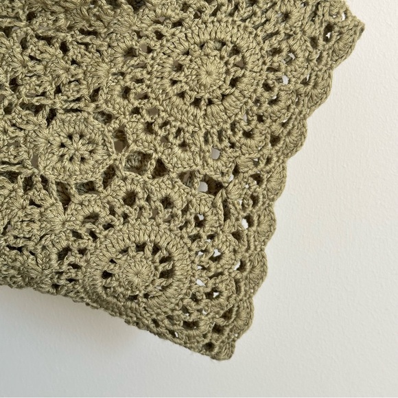 Ruby Red Crochet Cardigan - Picture 5 of 7